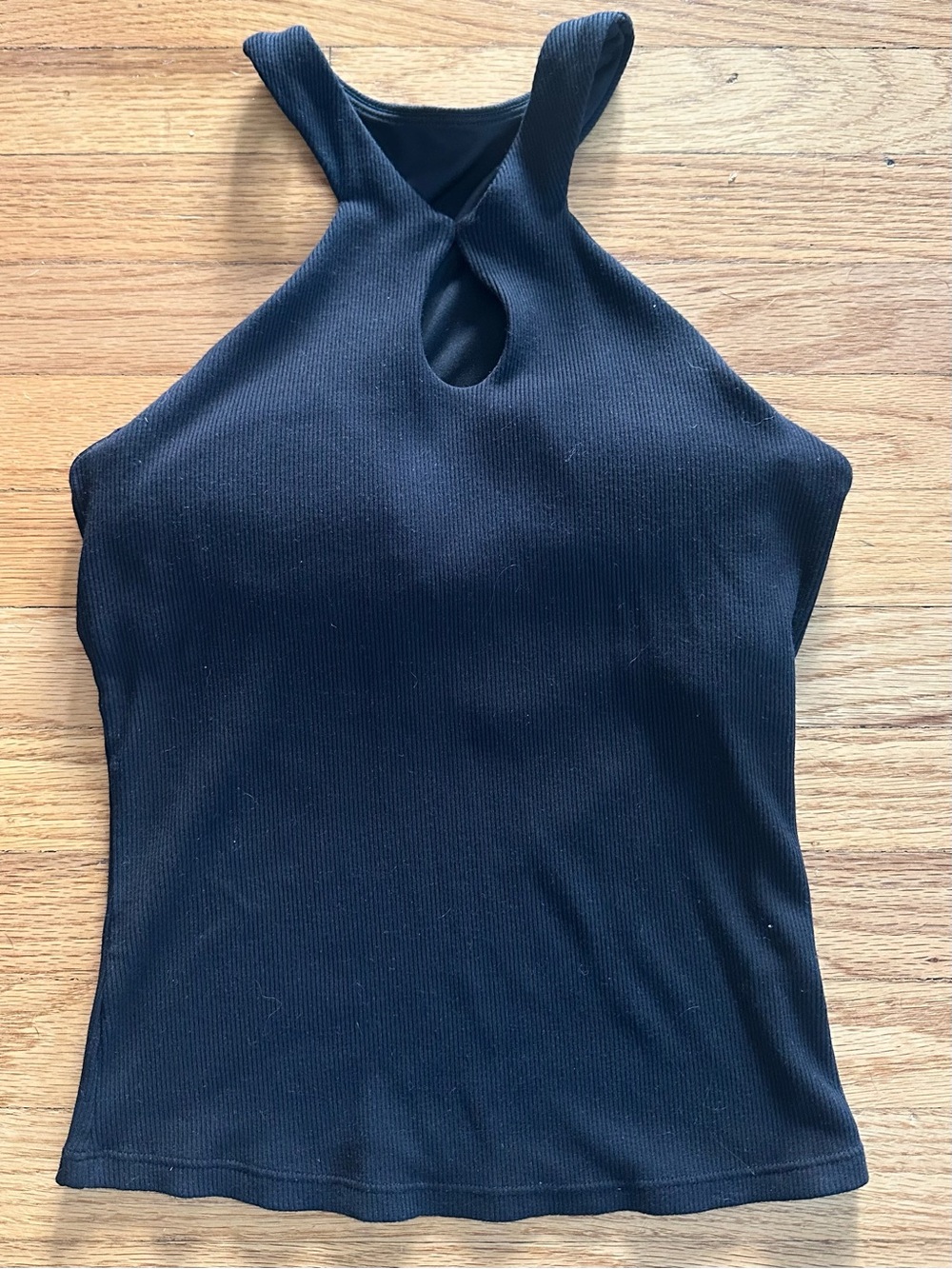 Alo Black Mesmerize Bra Tank